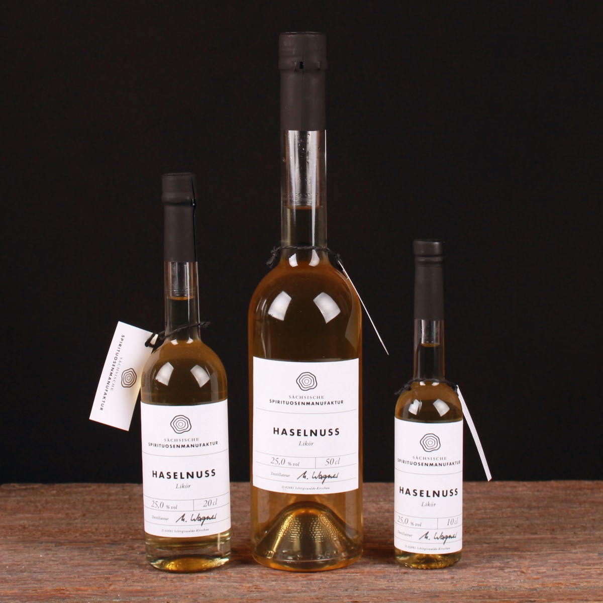 Der Haselnuss - Likör ist besonders cremig und daher im Geschmack sehr langanhaltend.
