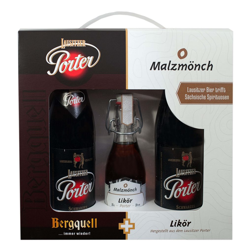 Schwarzer Malzmönch aus und mit Lausitzer Porter