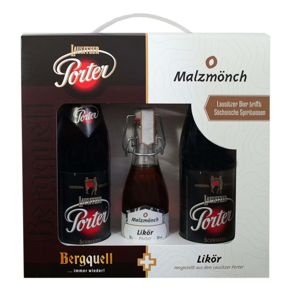 Schwarzer Malzmönch aus und mit Lausitzer Porter