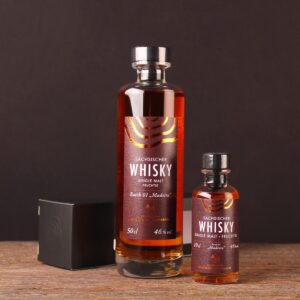 Genießen Sie den fruchtigen Sächsischen Whisky aus dem Madaira Fass
