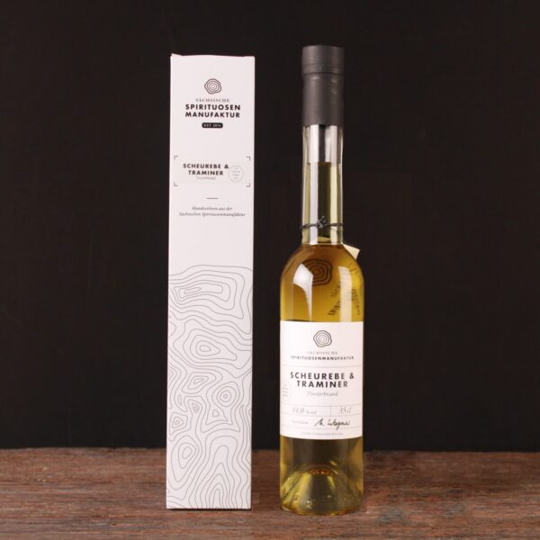 Scheurebe & Traminer Tresterbrand ist besonders fruchtig